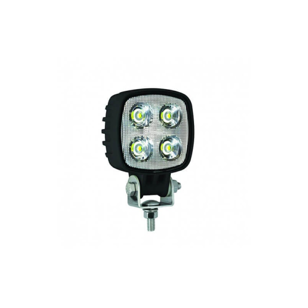 Feu de travail LED | 12 watts | 1000 lumens | 12-24V | Floodbeam noir