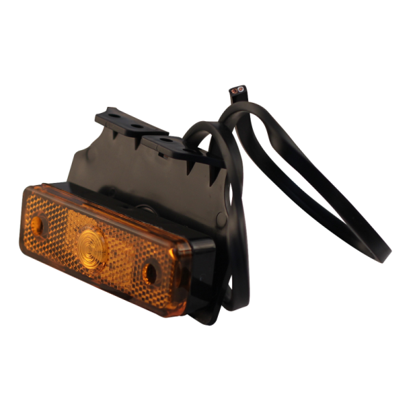 feu latéral 907 led support de montage 90° inclus câble 500mm avec quick connector