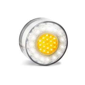feu latéral LED câble blanc + orange universel 12V