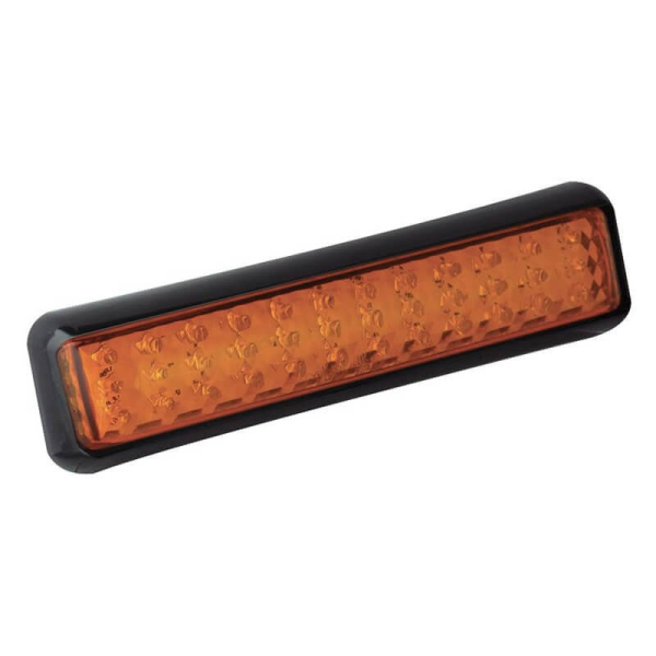 Feu LED clignotant slimline | 24V | 40cm. cable