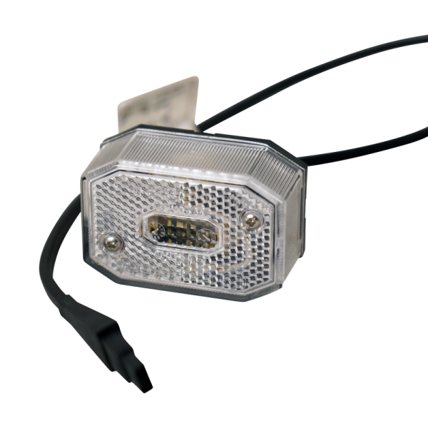 Flexipoint blanc prise  à deux pôles 50cm