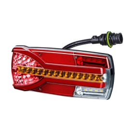 Gauche | Feu arrière LED dynamique | 12-24V | 7-PIN