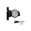 Gauche | feu de gabarit LED | tige courte | 12-24V | 1.5mm². connecteur
