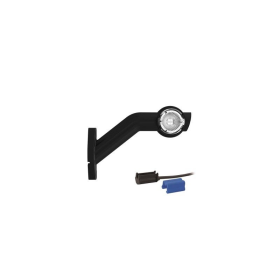 Gauche | feu de gabarit LED avec tige inclinée | 24V | 0,75mm². connecteur