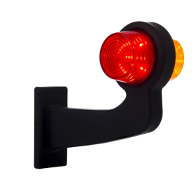 gauche| Lampe suspendue LED | tige angulaire | cabuchon clair | 12-24V