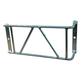 grille de protection pour feux arriere montage angulaire , gauche , zingué