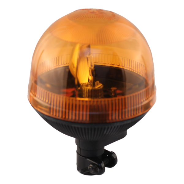 gyrophare halogène 12V 55W orange fixation a insérer