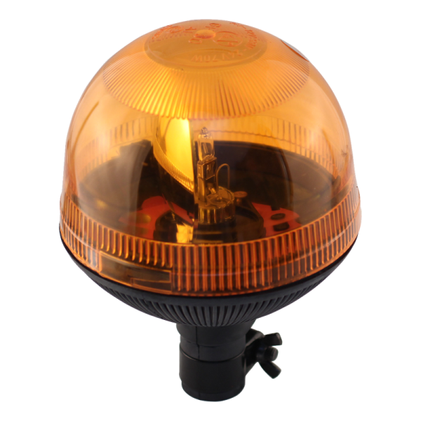 gyrophare halogène 24V 70W orange fixation a insérer