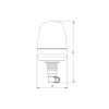 Gyrophare LED orange R65 avec support de montage Flexi DIN 24V