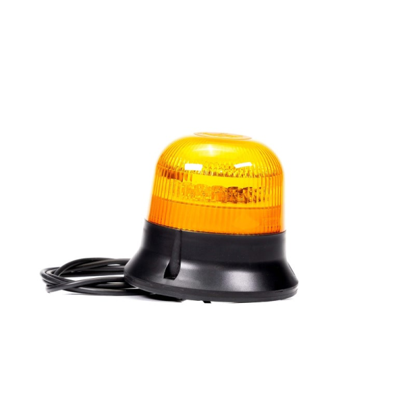 Gyrophare LED R65, simple flash, trois boulons, 24V 1,5m de câble