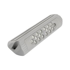 Lampe d'angle LED | gris feu | 1980 lumens | 12-24V | 11,5 Watt