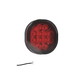 Lampe de brouillard LED | 12-24V | 50cm. de cable (montage plat)