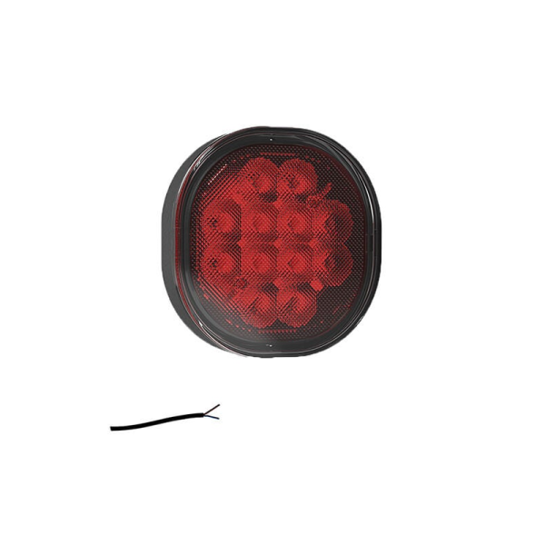 Lampe de brouillard LED | 12-24V | 50cm. de cable (montage plat)