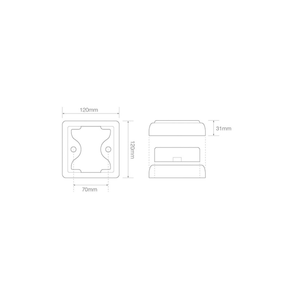 lampe de brouillard LED 100FME