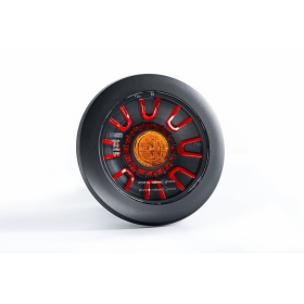 LED Darklook feu arrière noir 12-24V , 5-PIN installation