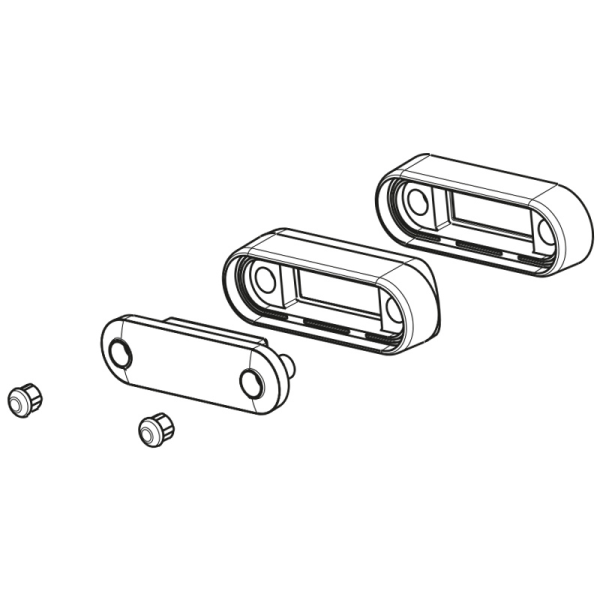 LED feu de position latéral orange, 150mm extrémité ouverte 12-24V