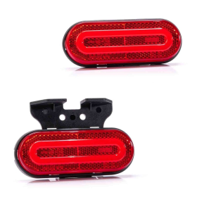 LED feu de position LED rouge | 12-24V | cable 50cm.