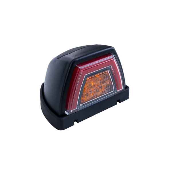 LED feu de position néon rouge incl. feu clignotant 12-24V, 50cm de cable