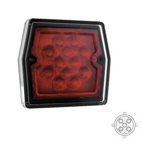 LED feux de brouillard compact | 12V | 5-PIN baïonnette