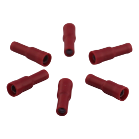 manchon pour prise ronde pour le fil 0,5 – 1,5mm2 Ø4 ,mm Rouge