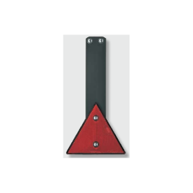 navette avec réflecteur  Δ Rouge à visser 160x160