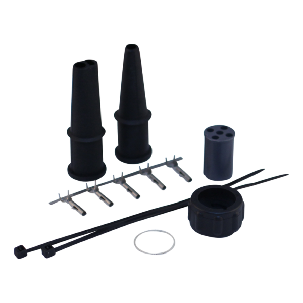 prise baïonnette à 5 pôles gauche gris