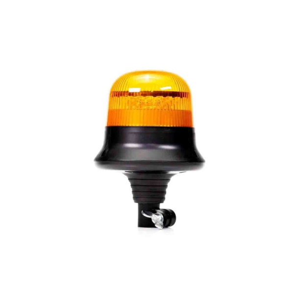 R65 Gyrophare LED, double flash, fixation sur tige DIN, 24V