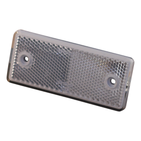 réflecteur ⌧ blanc à visser + auto-collant 96 x 42