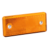 réflecteur ⌧ orange à visser + auto-collant 96 x 42