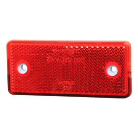 réflecteur ⌧ Rouge à visser + auto-collant 96 x 42