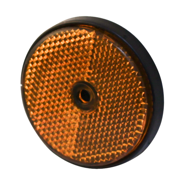 réflecteur Ø orange à visser Ø80