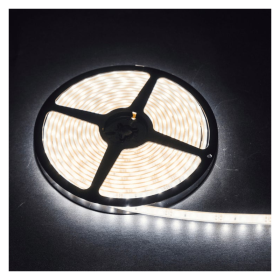 Strip LED sur bobine de 5m. | 12V | 1200 lumens par mètre | 6000K | IP68