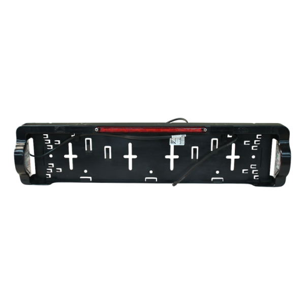 support de plaque d'immatriculation + éclairage de plaque d'immatriculation + 3ème feu stop LED , Câble DC 800mm