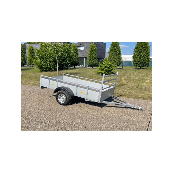 Remorque alu 1 Essieu 2m00 x 1m31 - 750 kg