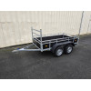 Remorque bois 2m57 x1m51 2 essieux 1300 kg