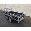 Remorque bois 2m57 x1m51 2 essieux 2500 kg