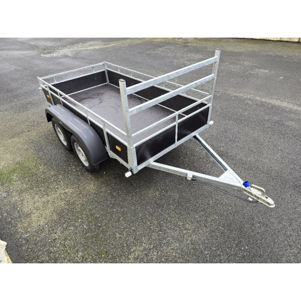 Remorque bois 2m57 x1m51 2 essieux 2500 kg