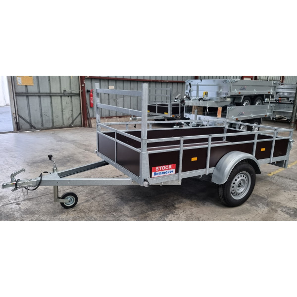 Remorque Bois 1 Essieu 2m00 x 1m31 - 1000 kg