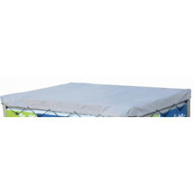 Bâche plate de protection pour remorque Syma bois/alu 200 x 131 cm