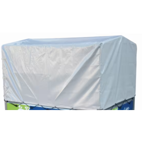 Kit complet Bâche Haute + Armature remorque syma bois/alu 225 x 131 x 150 cm