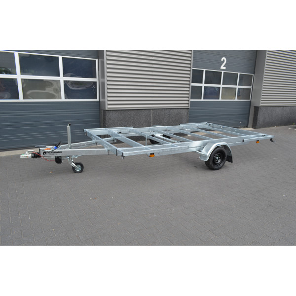 TH 3m x 2m44 Plateau 1 x essieu 1800 kg
