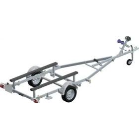 Remorque Bateau Immergeable Sun Way D1857 | PTAC 500 à 750 kg kit patin