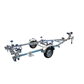 Remorque Bateau Immergeable Sun Way D1857 | PTAC 500 à 750 kg kit rouleaux