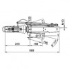 TETE FREINEE 161SFR 950 -1600KG