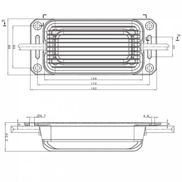 Boitier controle feux LED 13 broches