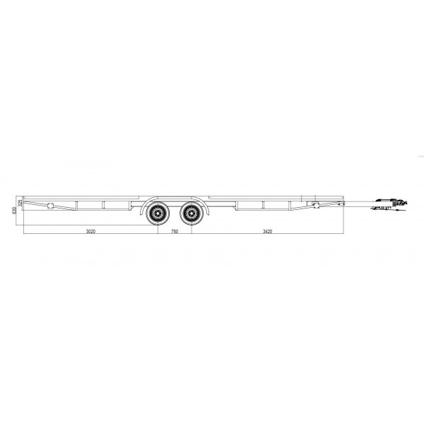 RTD 7m20 x 2m44 - 3500 kg - 2 x 1800 kg