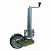 roue jockey escamotable Ø60mm 200x60mm roue acier