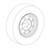 Roue 185R14C 5X112 (40386)