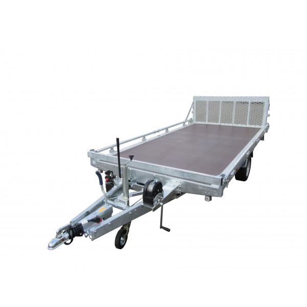 PLATEAU ROUES DESSOUS 355x180 freiné 1 essieu PTAC 1500 kg