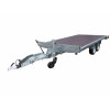 PLATEAU ROUES DESSOUS 406x215 freiné 2 essieux timon réglable optima  PTAC : 3500 kg
